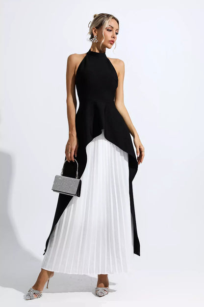 Kamryn Siyah Beyaz Düzensiz Takım