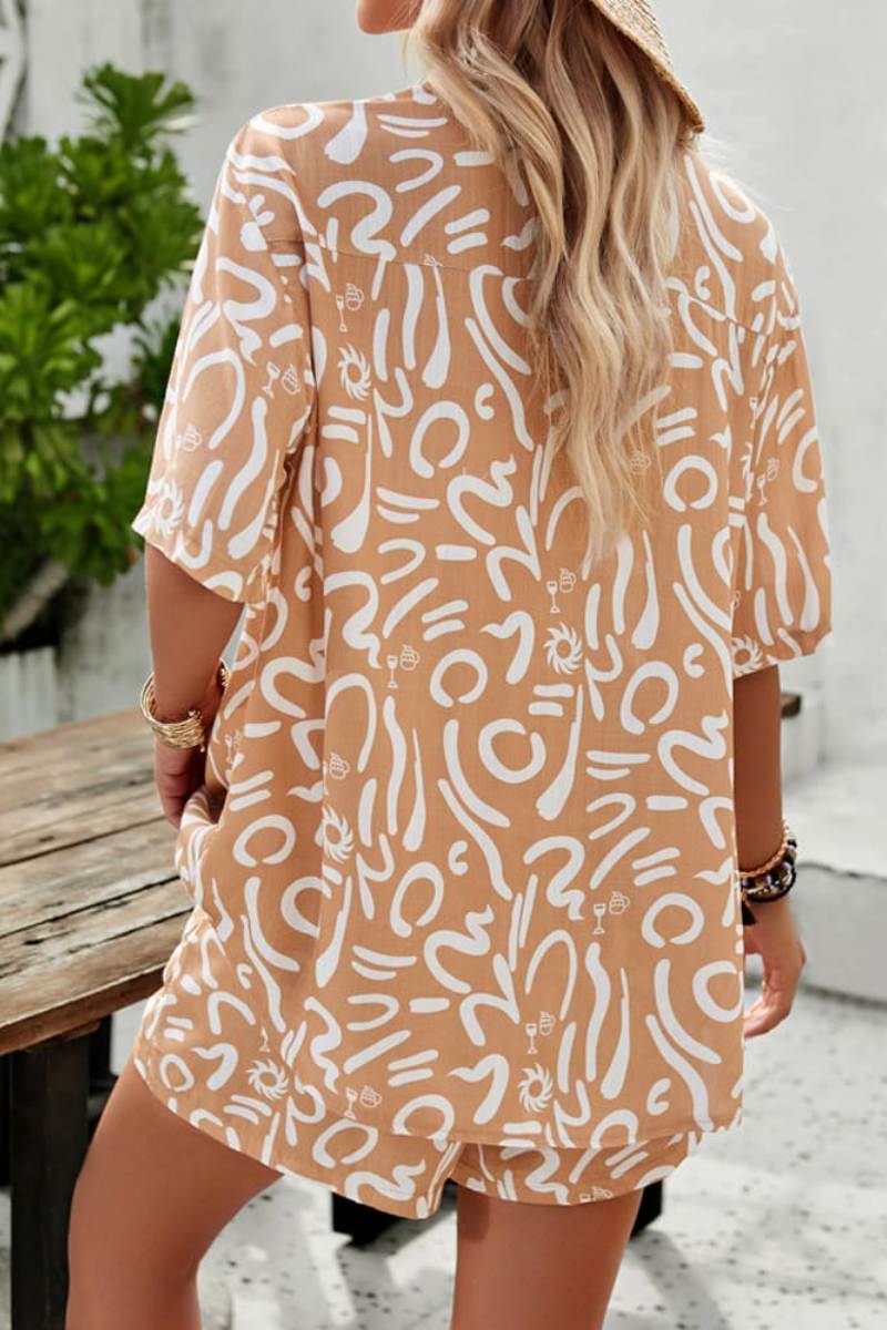 Baskılı Kısa Takım