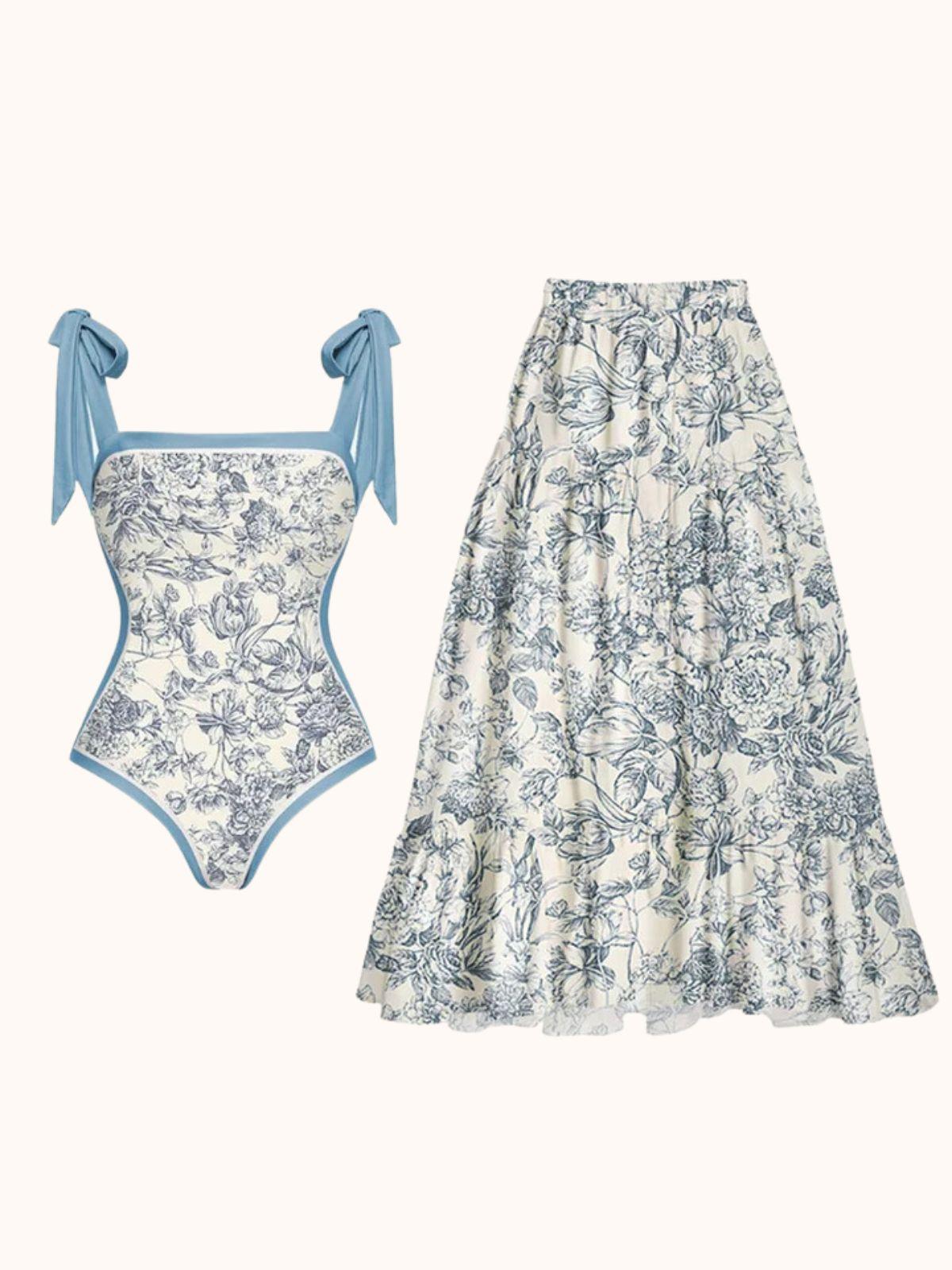 Tabitha Çiçek Baskılı Mayo İki Parçalı Set