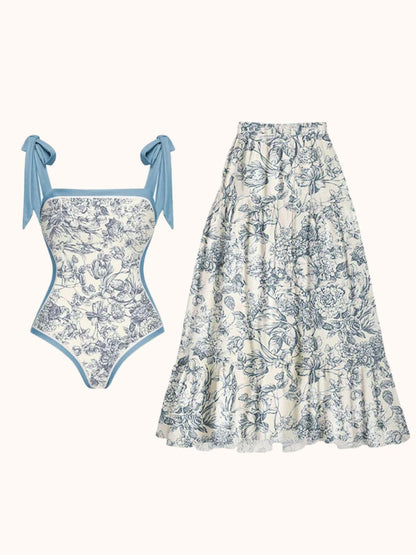 Tabitha Çiçek Baskılı Mayo İki Parçalı Set