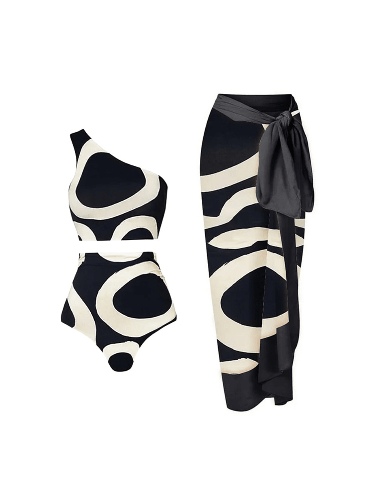 Teresa Baskılı Bikini Üçlü Takım