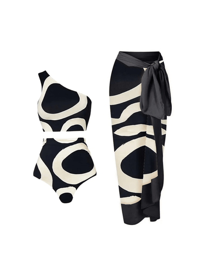 Teresa Baskılı Bikini Üçlü Takım