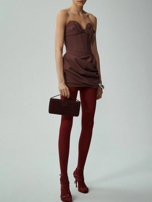 Korse Tarzı Mini Elbise