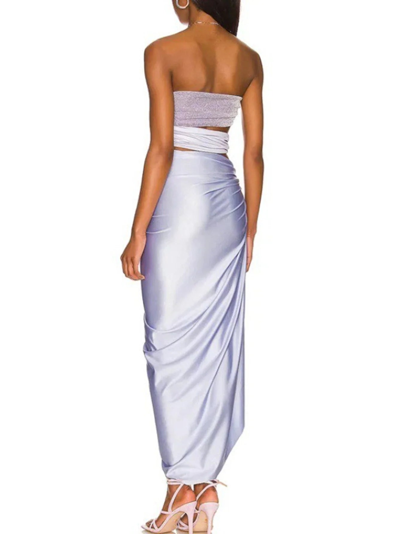 Şık Parıldayan İçi Boş İki Parçalı Set