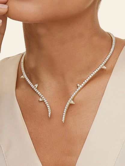 Basit Yapay Elmas Kolye