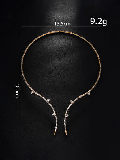 Basit Yapay Elmas Kolye