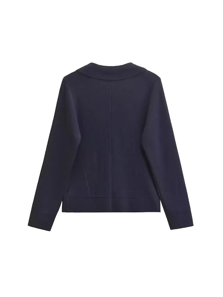 Leo -Metal Düğmeli Kazak