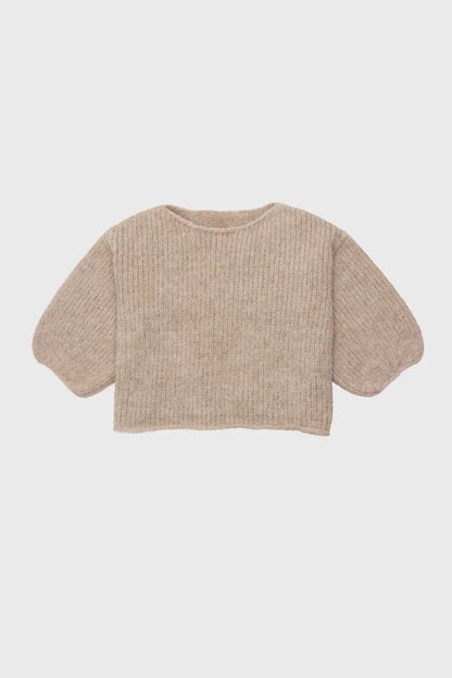 Renkli İnce Etek Ve Hacımlı Kollu Üst