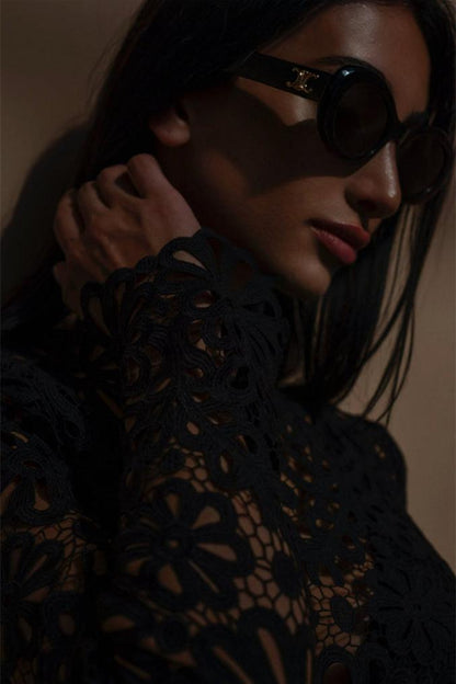 Lena Çiçekli Oyuklu Takım