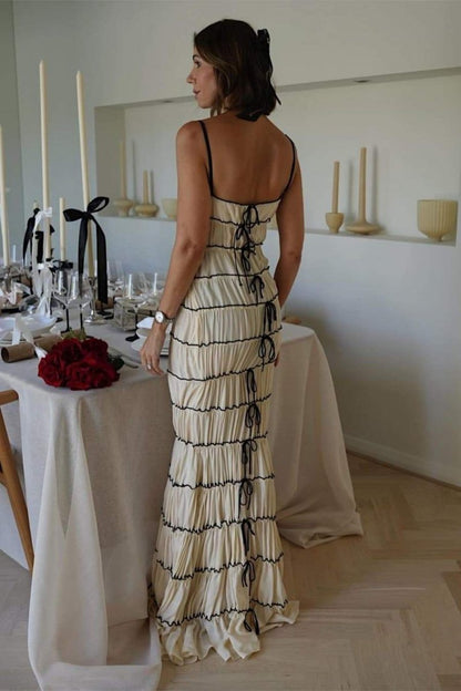 Melissa Fırfırlı Tünel Uzun Elbise